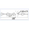 #16 x 15-ft Zinc-Plated Single Jack Chain for Hanging Signs,