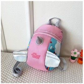 Topways® Cute Unicorn Backpack for Girls Toddle, Pink Kids Nursery Backpack with Walkers Tether Belt, Children's Nursery Bags with Walking Strap Rucksack Reins for Age 2 3 4 5 Years Old Girls