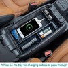 TOPINSTALL Blue Center Console Tray Compatible with Ford Escape 2020-2026