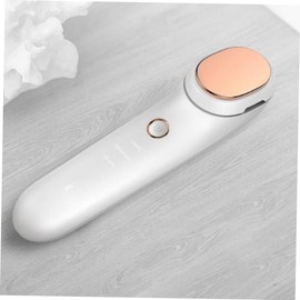 Gatuida Cold Hot Compress Face Massage Device Facial Beauty Apparatus for Women Hot Compress Promotes Circulation Moisture Absorption White