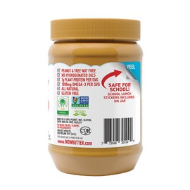WOWBUTTER - Creamy Peanut & Tree Nut Free Spread - 1 Jar - 35.3oz - Whole Toasted Soy - Natural Ingredients - Safe for School - Vegan, Plant Based - Gluten Free, Non-GMO