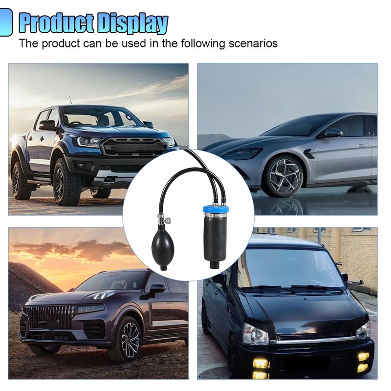 UHANBUT Universal Easy Intake Adapter, Car Smoke Machine & Pipe