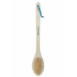 EcoTools Bamboo Bristle Bath Brush, Loofah Scubber Brush, Great for Bath and Shower