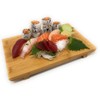 TJ Global Set of 2 Sashimi Sushi Bamboo Serving Geta