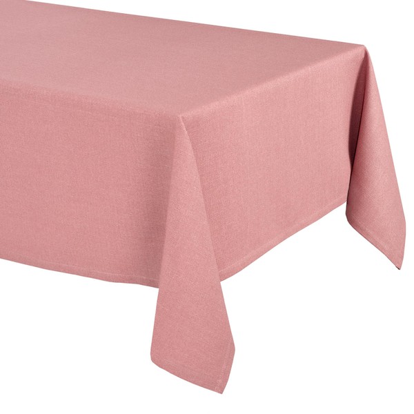 Elegant Tablecloth with Natural Linen Look, Lina Tablecloth and Table