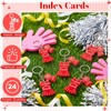 Kigeli 24 Pcs Cheer Keychain Bulk Acrylic Cheerleader Outfit &