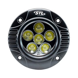 Circle Carbine Round Flush Mount Off-Road LED Work Light for Off Road Truck Car ATV UTV SUV Motorcycle Boat Waterproof (Spotlight)