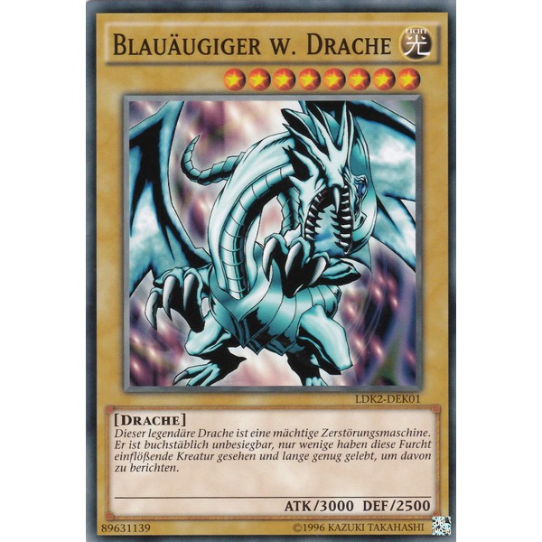 LDK2-DEK01 - Blue-Eyed with Dragon - Common - Yugioh -
