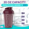 VELOMIX -6 PACK- Shaker Cups for Protein Shakes 20 oz