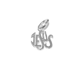 Jesus Name #2 Charm Pendant .925 Sterling Silver