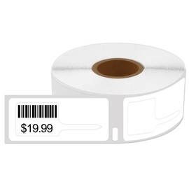 USUPERINK 1 Roll (400 Labels/roll) Compatible for Dymo LabelWriter 30373 Jewelry Price Tag 2-up Rat Tail Labels 7/8'' x 15/16'' Retail Adhesive Label Sticker [NOT FIT 550 & 5XL]