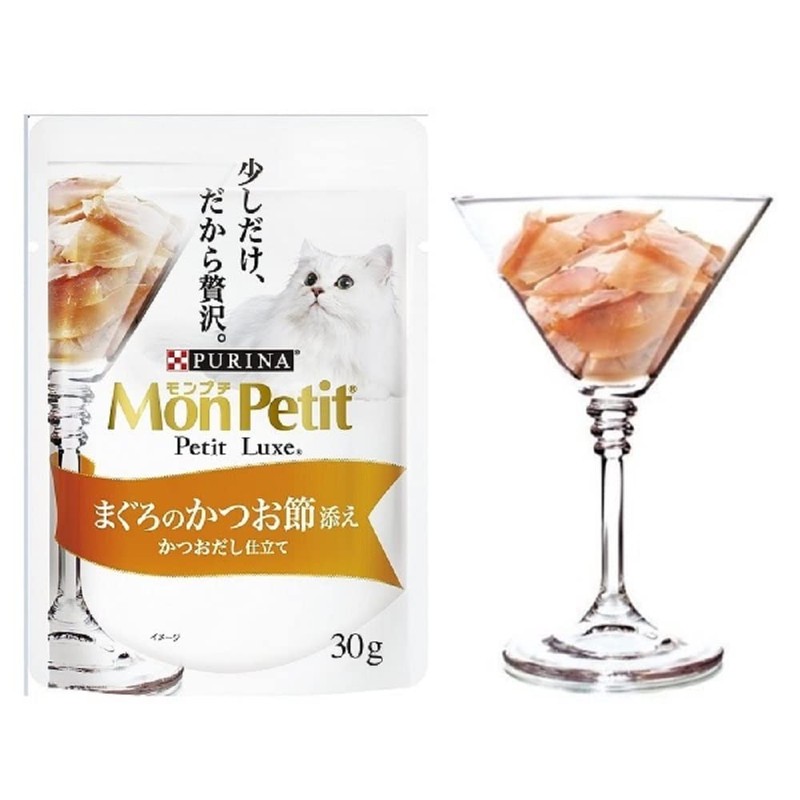 Mompuchi Petit Luxe Pouch, Luxury Seafood Variety 1.1 oz (30