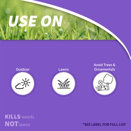 Bonide Chickweed, Clover and Oxalis Killer, 16 oz Concentrate, Controls Weeds and Roots without Harming Lawn