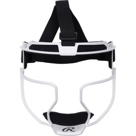 Rawlings | HI-VIZ Fastpitch Softball Fielders Mask | White | Youth