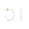 TOUS Gloss Pearl Hoop Earrings, 35mm