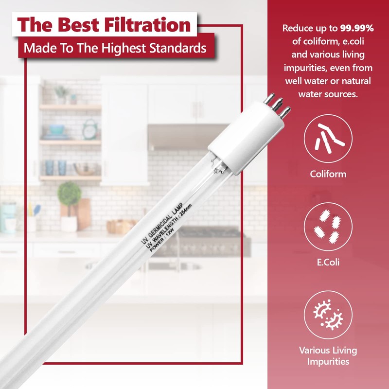 Express Water Ultraviolet Bulb UV Light – 10” UV-C Bulb