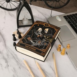 ANANYOM Handcrafted Leather Journal Notebook for Writing 200 Blank White Paper, 7x5 Inches Antique Vintage Leather Notebook | Unlined Paper, Perfect for Writing, Sketching, and Travel Diary