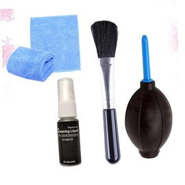 LABRIMP 4Pcs Air Blower Cleaning Brush Fluid High Grade Cloth Essential Tools for Dust Removal Maintenance of Electronics Keyboards and Appliances