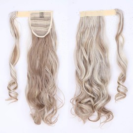 Ponytail clip-in ponytail, hair extension piece, hair piece, hair extension plait hair piece wavy like real hair