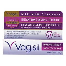 Vagisil Crema Calmante Femenina Anti Picazón Fuerza Max 28g