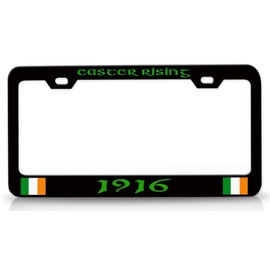 Custom Brother - Easter Rising 1916 Ireland Irish Metal Car SUV Truck License Plate Frame Bl j42