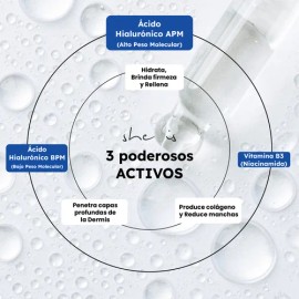 Set Facial Antiedad Plus, She Is Skincare (3 Productos)                                                                                               