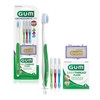 GUM Orthodontic Kit – Features Orthodontic Toothbrush, 3 Proxabrush Sizes