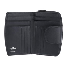 Golden Head Polo RFID Protect Zipped Ladies Purse Wallet Black, black, rfid wallet