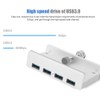 ORICO MH4PU Aluminum Alloy 4-Port 5Gbps USB3.0 HUB PC Notebook