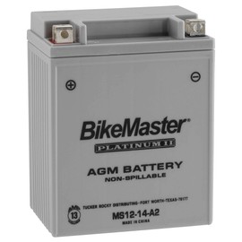 1983 Honda CX650C Custom AGM Platinum II Battery, Manufacturer: BikeMaster, AGM BATTERY MS12-14-A2 BM