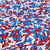 Candy Retailer All American Patriotic Cupcake Sprinkles (Red, White, &
