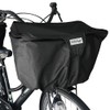Hello Angel Bicycle 2-Tier Basket Cover, Front Use, Black, Bicycle