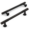 Amerdeco 10 Pack Oil Rubbed Bronze Cabinet Pulls 5 Inch(128MM)