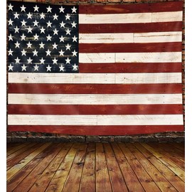 American Flag Tapestry Wall Hanging Vintage Retro Stars and Stripes USA Flag Tapestry Wall Tapestry for Dorm Bedroom Living Room College, Nail Included, 60" W x 40" L, USA Flag
