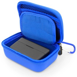 CASEMATIX CM Wireless Microphone Case Fits DJI Mic 2 - Lavalier Mic Case Only, Blue