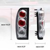 I1MOTOR Tail lights Fit for Nissan Frontier 1998 1999 2000