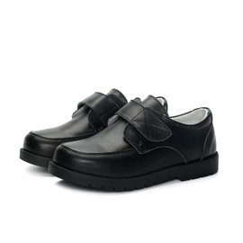 YUNICUS Boys' Slip On Loafer Boy Wedding School Uniform Shoes, black