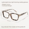 miyya Oprah Style Reading Glasses for Women, Cheaters Eyeglasses, Oversized