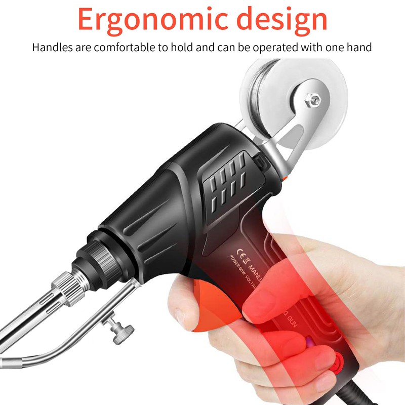 Soldering Iron Kit, 60W Soldering Gun Automatic Hand-held Solder Gun