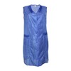 Dederon Apron Nylon Blue or Red, Blue with white dots