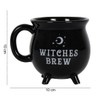 Something Different Witches Brew Cauldron Mug Black