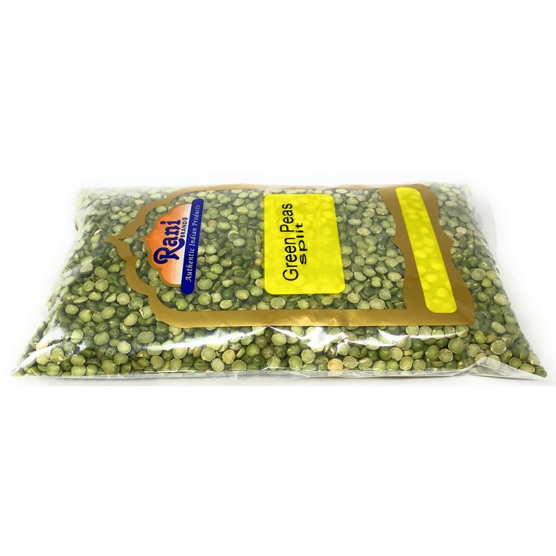 Rani Green Peas Split, Dried (Vatana, Matar) 64oz (4lbs) 1.81kg