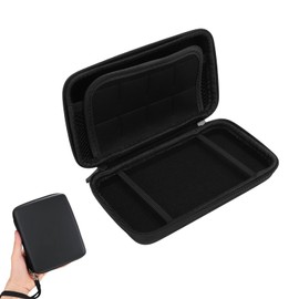 Carrying Case for 2DS XL, 2DS LL, New 3DS, 3DS and Accessories, Hard Shell Protective Travel Case, with 8 Game Slot and Inner Pocket (Black)