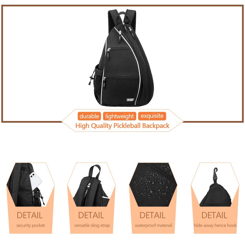 Pickleball Bag Backpack for Women Men Pickleball Sling Bag Sucipi