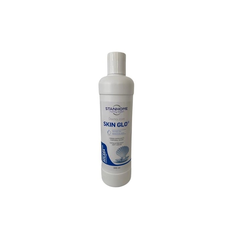Skin Glo Concha Nacar Stanhome, 300 ml. Crema exfoliante Corporal