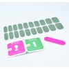 LIFOOST Fully Cured Gel Nail Strips Solid Green Long Lasting