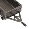 RC Car Hitch Trailer Aluminum Alloy Antislip Rubber Tire Rustproof
