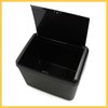 REPAIROCK Black Plastic Auto Car Trash Rubbish Can Garbage Dustbin