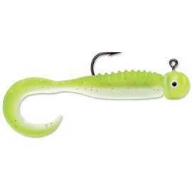 Curl Tail Jig 1/32 Glow Chartreuse