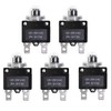 Fuzbaxy 5PCS 20Amp Circuit Breakers with Push Button Reset with